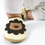 Dotty Fish Lion Soft Leather Baby Shoes With Barefoot Soles, thumbnail 2 of 8