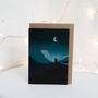 Wolf Scottish Winter Scene With Moon, thumbnail 2 of 3