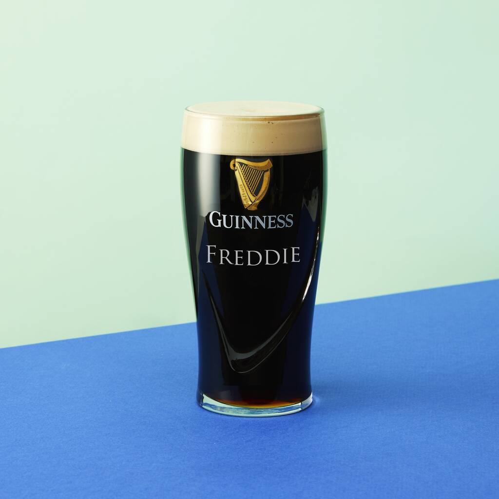 Personalised Name Guinness Pint Glass, 1 of 4
