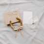 Personalised Gold Butterfly Lucky Wedding Horseshoe, thumbnail 5 of 7
