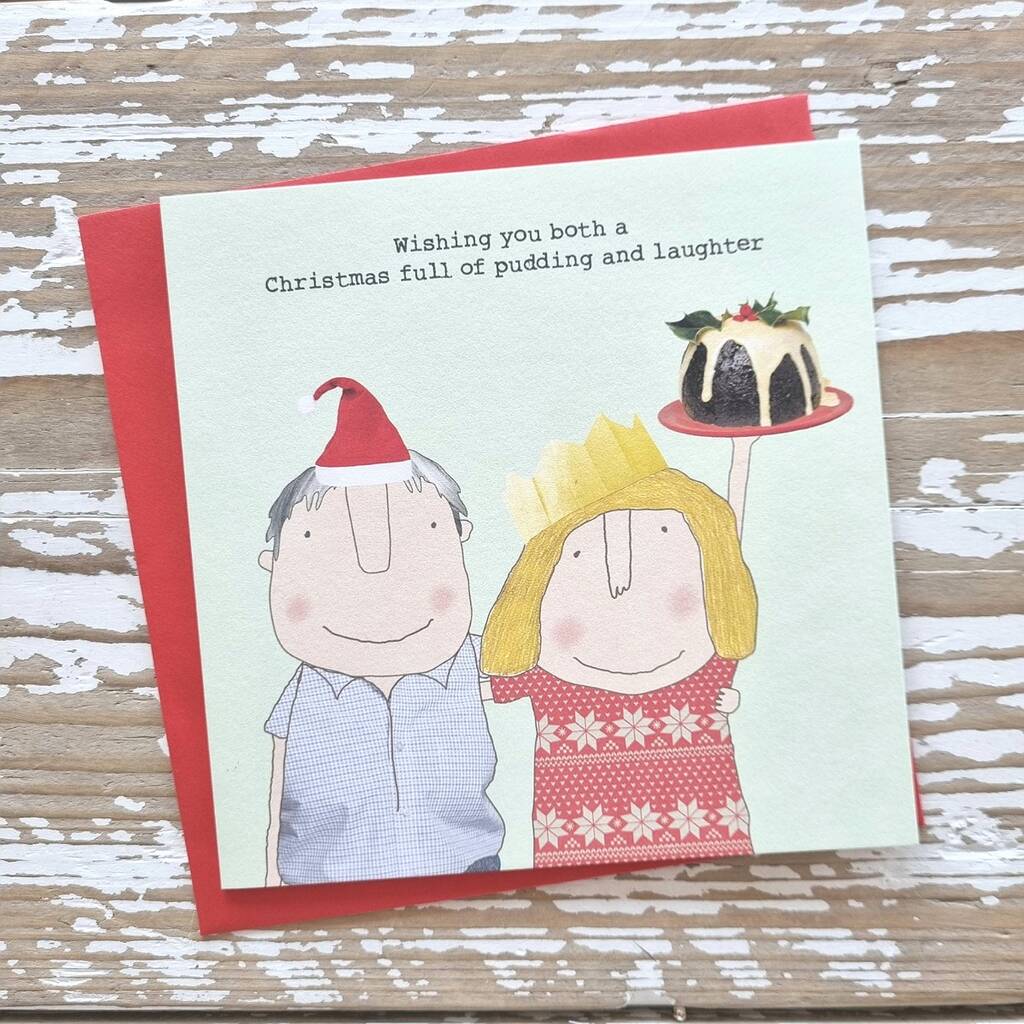 'Wishing You Both…' Christmas Card