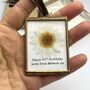 Personalised Handmade Paper Pressed Daisy Mini Framed Gift, thumbnail 3 of 7
