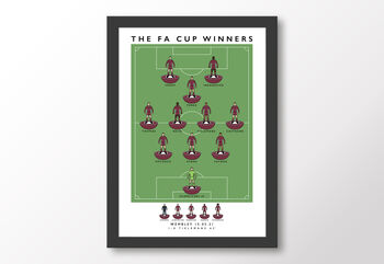 Leicester City Fa Cup 2021 Poster, 8 of 8