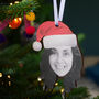 Santa Hat Photos Personalised Christmas Tree Decoration, thumbnail 12 of 12