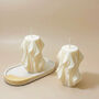 Swirl Sculptural Aesthetics Candle In Vegan Soy Wax, thumbnail 1 of 10