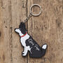 Border Collie Key Ring Personalisation Available, thumbnail 2 of 4