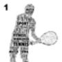 Tennis Player Personalised Print, thumbnail 2 of 4