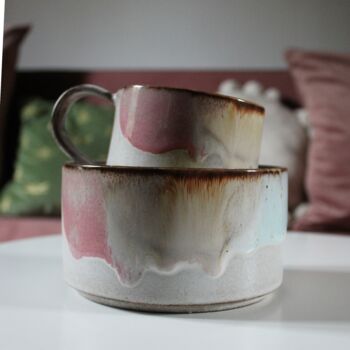 Handmade Melted Effect Ceramic Bowl, 3 of 3