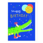 Crocodile Snappy Birthday Card, thumbnail 2 of 3