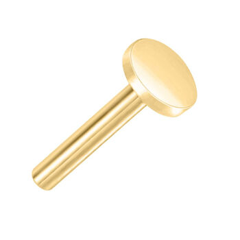 14ct Gold Filled Circle Labret Earring, 4 of 12