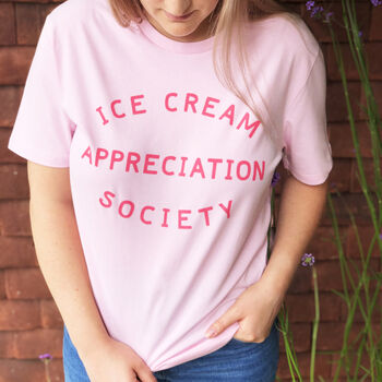 'Ice Cream Appreciation Society' Unisex T Shirt, 5 of 9