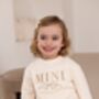 Child's Mini Bow Embroidered Sweatshirt Jumper, Perfect Mother's Day Gift, thumbnail 2 of 12