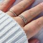Slim Or Chunky Twisted Stacking Ring, thumbnail 5 of 9