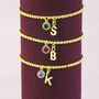 Personalised Gold Plated Beaded Birthstone Bracelet, thumbnail 4 of 10