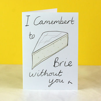 Cheesy Valentine Or Anniversary Card, 3 of 3