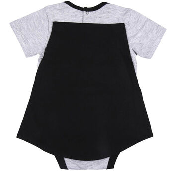 Batman Babygrow Bib Socks And Cape New Baby Gift, 3 of 5