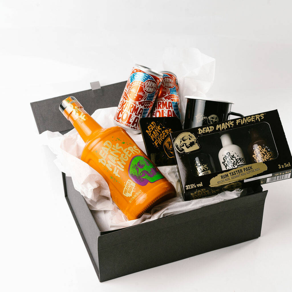 Dead Man's Fingers Rum Signature Personalised Gift Set By Gin & Rum