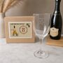 Engraved Wine Glass Personalised Gift For 21st Birthday, thumbnail 1 of 9