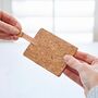 Natural Cork Sliding Credit Card Holder, thumbnail 3 of 5