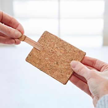 Natural Cork Sliding Credit Card Holder, 3 of 5