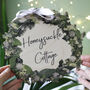 House Name/Number Wooden Christmas Door Wreath, thumbnail 5 of 7