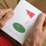 Happy Father's Day Golf Card, thumbnail 7 of 7