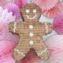 Christmas Gingerbread Man Piñata, thumbnail 1 of 2