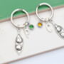 Pair Of Two Peas In A Pod Matching Keyrings, thumbnail 3 of 10