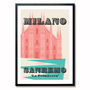 Cycling Monuments Poster 'Milan San Remo', thumbnail 1 of 8