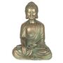 Verdigris Effect 52cm Sitting Garden Buddha, thumbnail 1 of 2