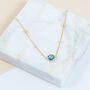 Iseo London Topaz And Gold Plated Necklace, thumbnail 1 of 4