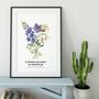 Personalised Birth Flower If Mums Were Flowers Print, thumbnail 5 of 6