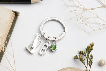 Personalised Cricket Keyring Cricket Gift For Him, 5 of 10