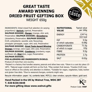 Great Taste Award Winning Dried Fruit Gift, 7 of 8