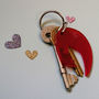 Personalised Pair Of Lobster Claw Keyrings, thumbnail 4 of 4