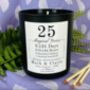 Personalised 25th Magical Wedding Anniversary Candle, thumbnail 2 of 10