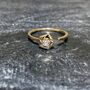 14ct Yellow Gold And Diamond ‘540’ Ring, thumbnail 5 of 7
