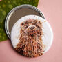 Inky Otter Compact Pocket Mirror, thumbnail 1 of 5