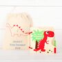 My First Dinosaur Picture Book And Personalised Bag, thumbnail 1 of 3