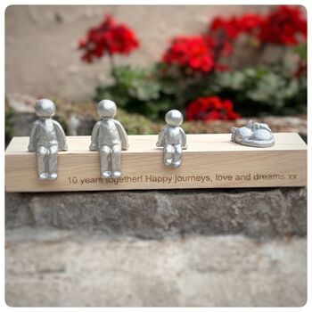 Personalised Our Family Ornament With Choice Of Figures, 6 of 11