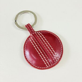 Leather Cricket Keyring ~ Boxed, 3 of 6