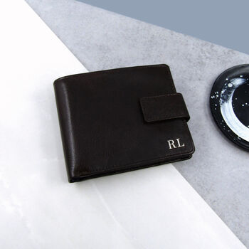 Personalised Men's Rfid Leather Bifold Wallet, 2 of 6