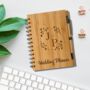 Personalised Eco Bamboo Wedding Journal Planner, thumbnail 2 of 5