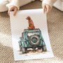Landrover Style Wall Print, thumbnail 2 of 5