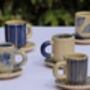 Sparkle Ceramic Espresso Cup And Saucer, thumbnail 3 of 4
