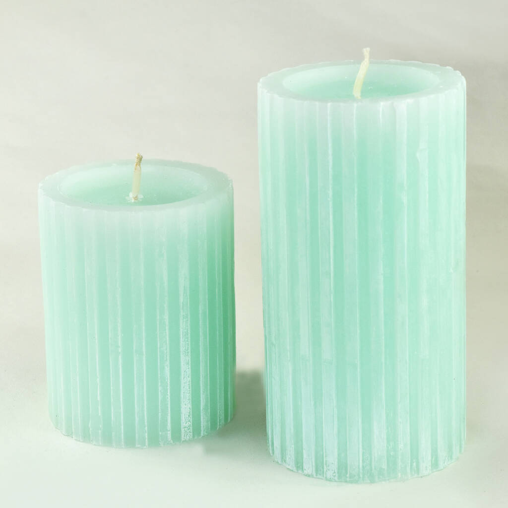 G Decor Scented Grooved Gardenia Pillar Candle By G Decor