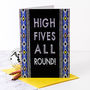 Congratulations Card 'High Fives All Round!', thumbnail 1 of 3