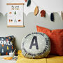 Personalised Gone Camping Nursery Cushion, thumbnail 1 of 4