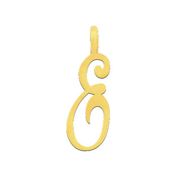 Elegant Flourish 9 K Solid Gold Pendant, 8 of 12