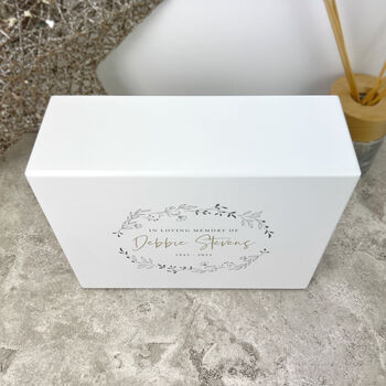 Personalised Wreath Cremation Urn For Ashes | One.09 Litres, 5 of 10